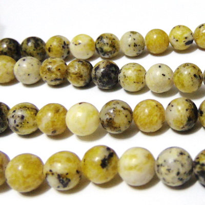 Turcoaz natural, galben cu negru si alb, 8mm