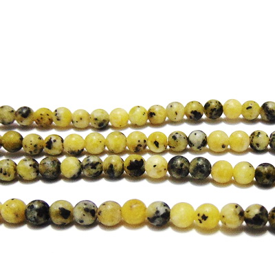 Turcoaz natural, galben cu negru si alb, 4~5mm