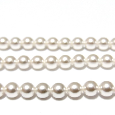 Swarovski Elements, Pearl 5810 Crystal White 5mm 