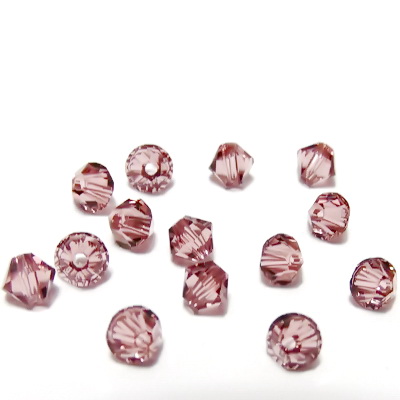 Swarovski Elements, Bicone 5328-Blush Rose, 4mm