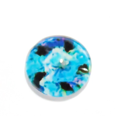 Cabochon sticla, 12mm, ,,Mozaic", model 59