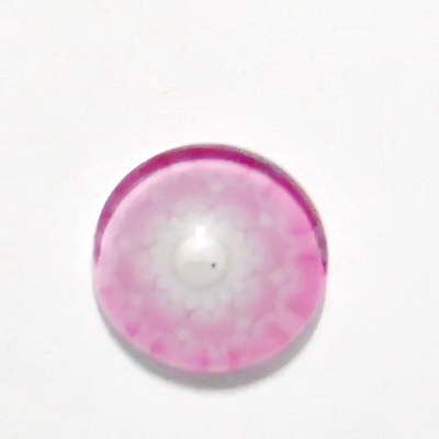 Cabochon sticla, 12mm, ,,Mozaic", model 69