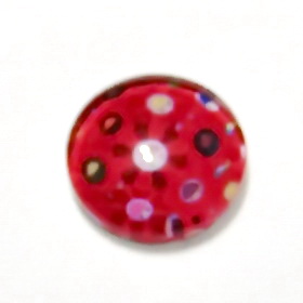 Cabochon sticla, 12mm, ,,Mozaic", model 87