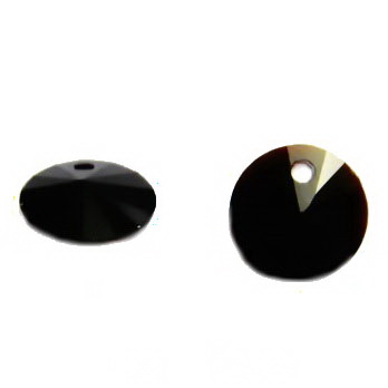 Pandantiv cristal rivoli negru 10x5mm 1 buc