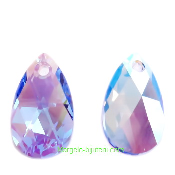 Swarovski Elements, Pear 6106 Light Sapphire Shimmer, 16mm