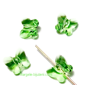 Swarovski Elements, Butterfly 5754-Peridot, 8 mm 