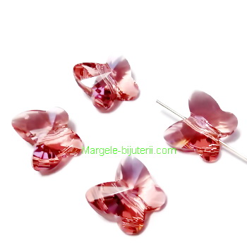  Swarovski Elements, Butterfly 5754-Blush Rose, 10 mm