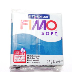 Plastelina fimo soft 56g cod cul 31 albastru calypso