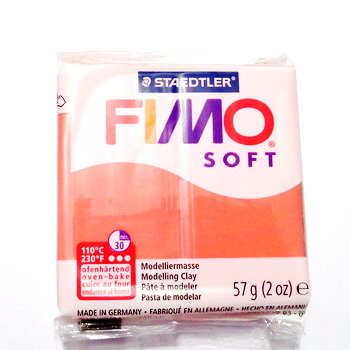 Plastelina fimo soft 56g cod cul 40-roz flamingo