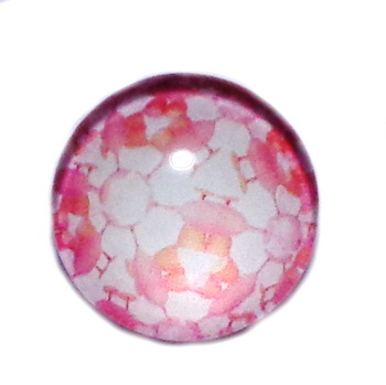 Cabochon sticla, 14mm, ,,Mozaic", model 59