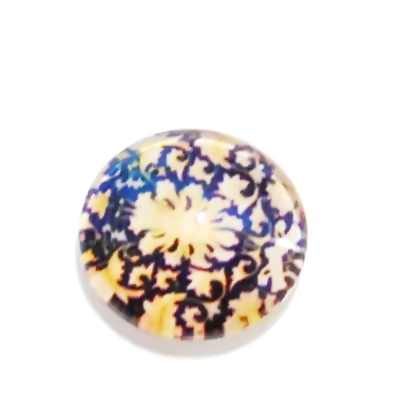Cabochon sticla, 16mm, ,,Mozaic", model 59