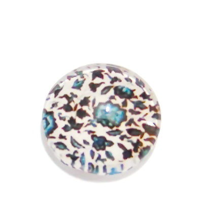 Cabochon sticla, 16mm, ,,Mozaic", model 61