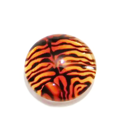 Cabochon sticla, 16mm, ,,Mozaic", model 65