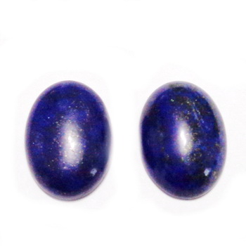 Cabochon Lapis Lazuli, colorat, 18x13mm