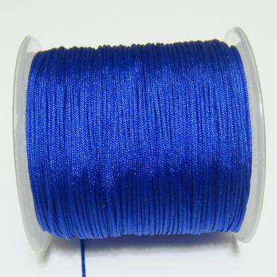Snur pt bratari shamballa, albastru-cobalt, grosime 0.9mm-bobina cca 91m