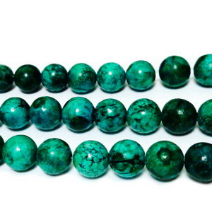Turcoaz sintetic, verde, 8mm