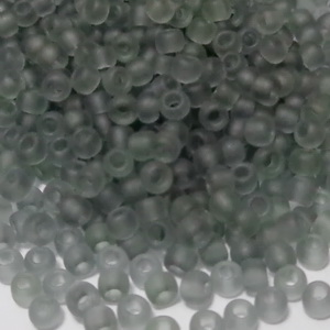 Margele TOHO, rotunde  11/0 : Transparent-Frosted Lt Gray