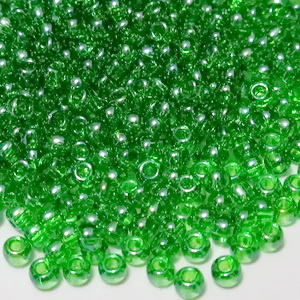Margele TOHO, rotunde  11/0 : Transparent-Lustered Peridot