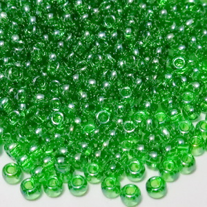 Margele TOHO, rotunde  11/0 : Transparent-Lustered Peridot 20 g