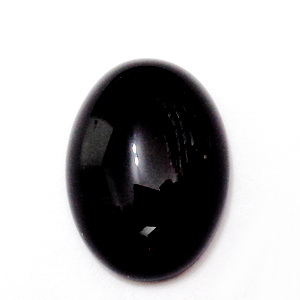 Cabochon agata neagra, 18x13x6mm 1 buc