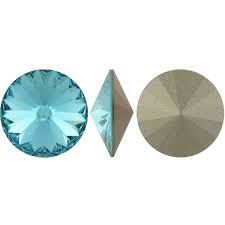 Swarovski Elements, Rivoli 1122 - Light Turquoise, 10mm