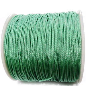 Snur pt bratari shamballa, verde deschis, grosime 1mm-bobina 100m