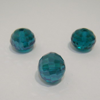 Cristal fatelat verde 11x10 mm