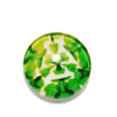 Cabochon sticla, 10mm, ,,Mozaic", model 51