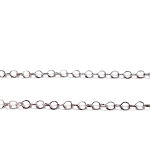 Lant otel inoxidabil, zale ovale, sudate, 2.5x2x0.3mm 1 m