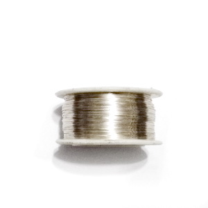 Sarma modelaj NON TARNISH, soft, placata cu argint, 0.2mm-bobina 125metri 1 buc