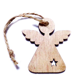 Ornament brad din lemn, ingeras 50x4.5x3mm