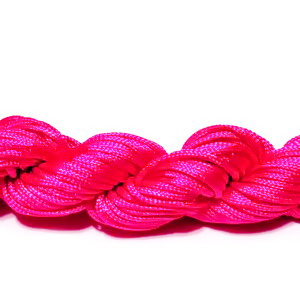 Snur matasos pt. bratari shamballa, roz-magenta,1mm-scul aprox.24m 1 buc