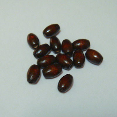 Margele lemn maro 8x4mm