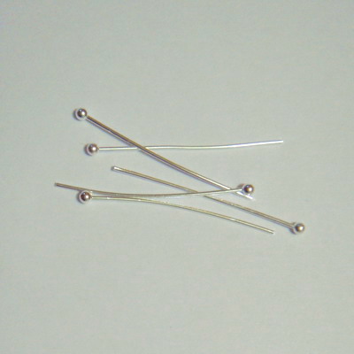 Ace cu bumb placate cu argint, 30 mm