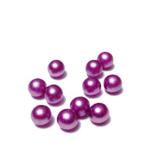 Perle plastic 5mm, FARA ORIFICIU, violet 1 buc