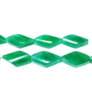 Aventurin rombic, ondulat, 31x17x7mm