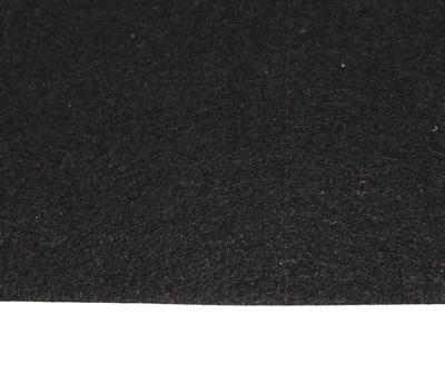 Fetru negru, foaie 80x50cm, grosime 1 mm