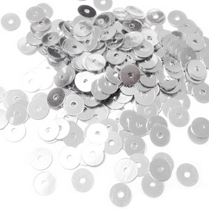 Paiete plastic, argintii, 5mm- 10 grame(1300-1350buc)