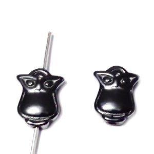 Hematit negru, bufnita 18x8x3mm 1 buc