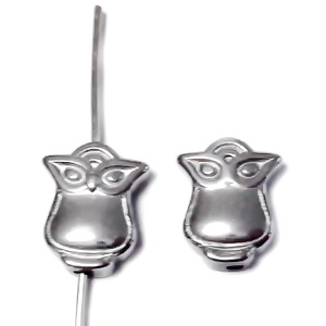 Hematit placat argintiu, bufnita 18x8x3mm