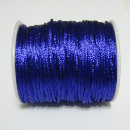 Snur satin violet inchis, 2mm