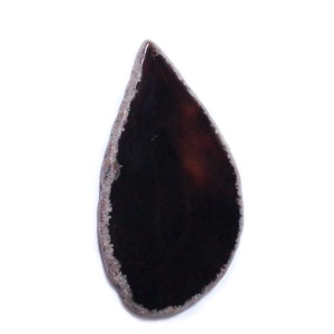 Pandantiv agata maro inchis, 98x53x5mm 1 buc