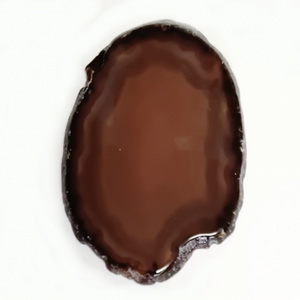 Pandantiv agata maro inchis, 76x54x5mm 1 buc