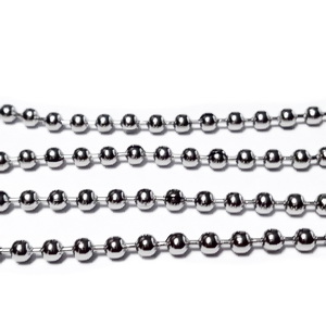 Lantisor otel inoxidabil 201, cu bobite de 2.5mm 1 m
