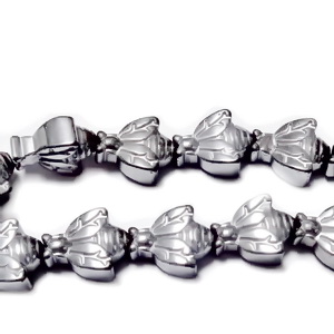 Margele hematit electroplacat, argintiu, albina 10x7.5x4.5mm 1 buc