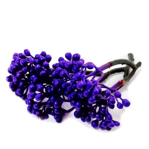 Stamine plastic violet, 8-9 cm, bobite 4-5mm 1 buc