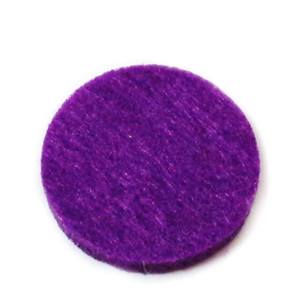 Fetru violet, rotund, 22x3mm