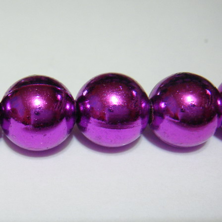 Perle plastic violet 10 mm