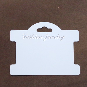 Etichete suport, carton, pt. bijuterii, 75x96x0.5mm 10 buc