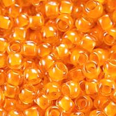 Margele TOHO - rotunde 11/0 : Luminous Neon Tangerine 20 g